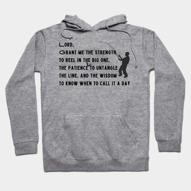 Serenity Fishing Prayer Hoodie by Buckeyes0818